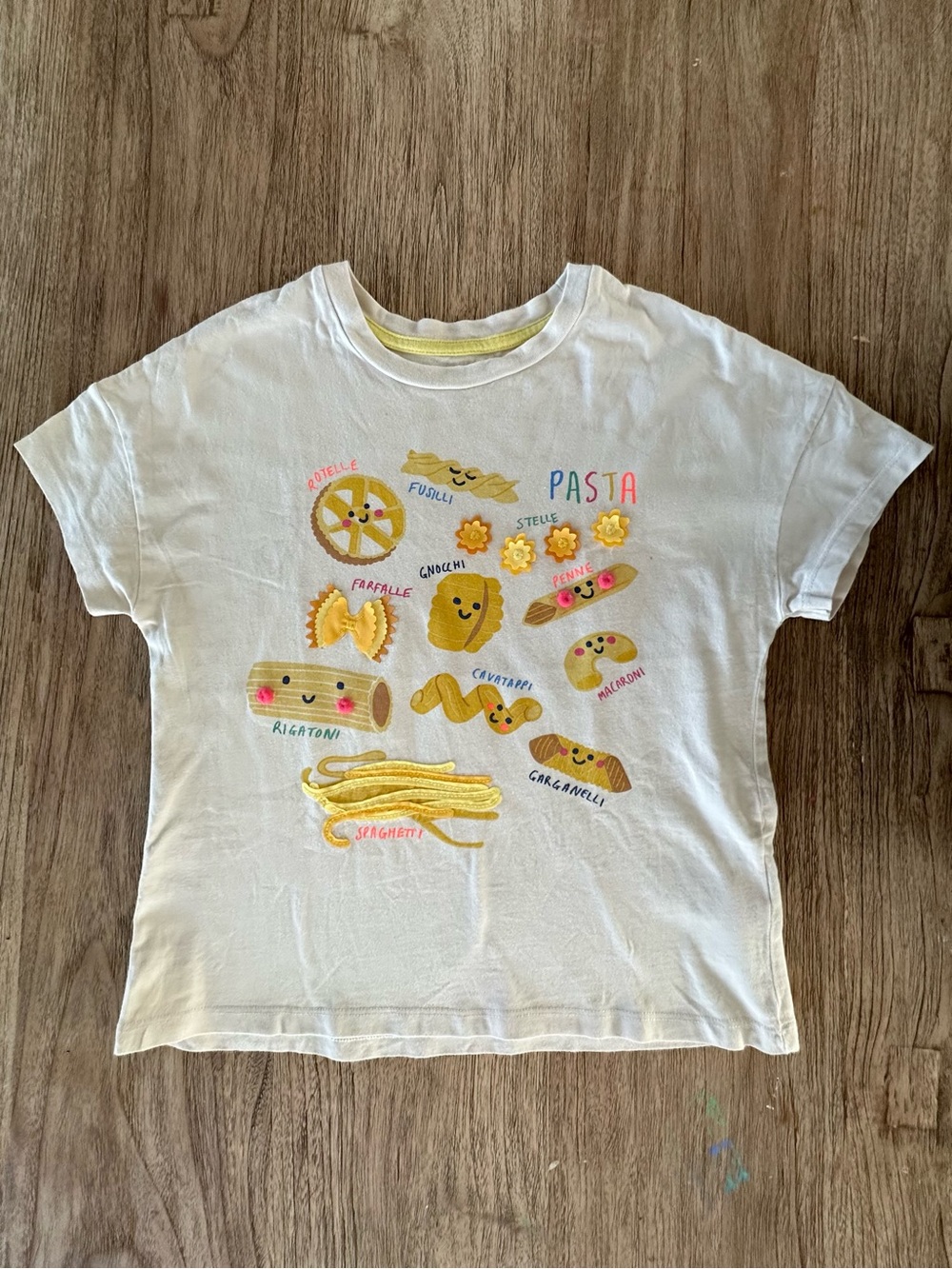 Mini Boden Pasta Graphic T-Shirt